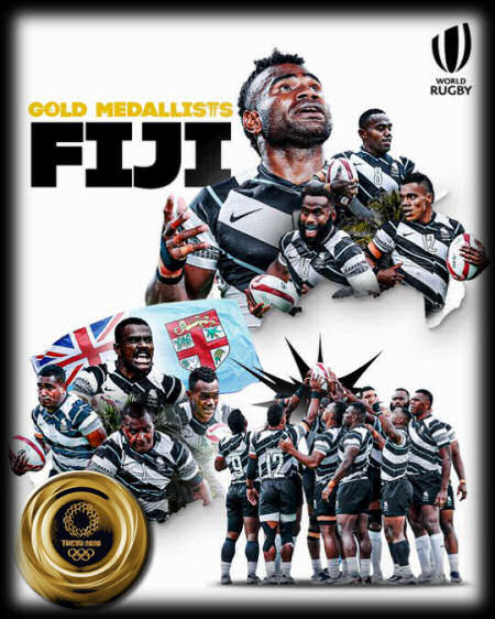 Fiji Rugby Gold Medallists Tokyo 2020